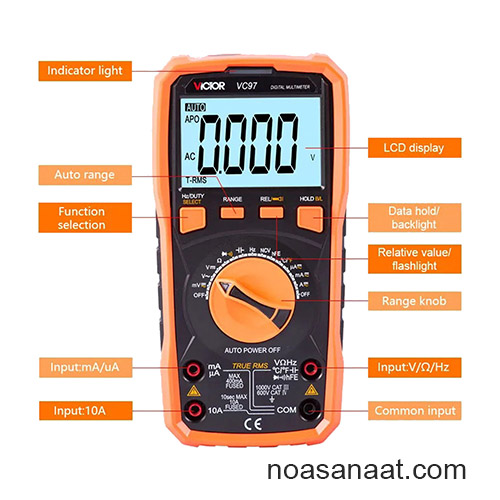 مولتی متر ویکتور VC97N